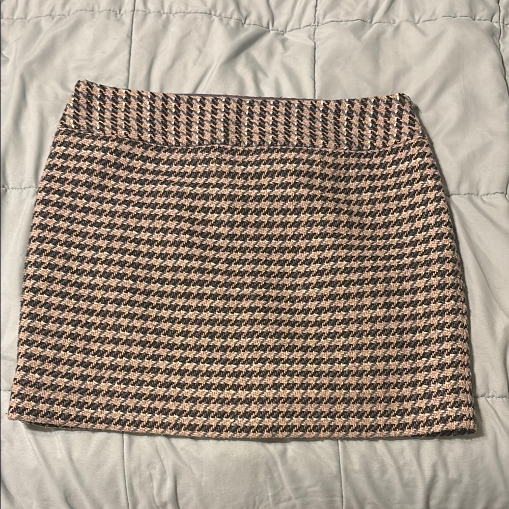 3/$15 SALE The Limited Houndstooth wool mini Skirt